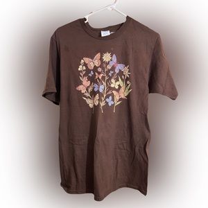 butterfly aesthetic t shirt fairy core